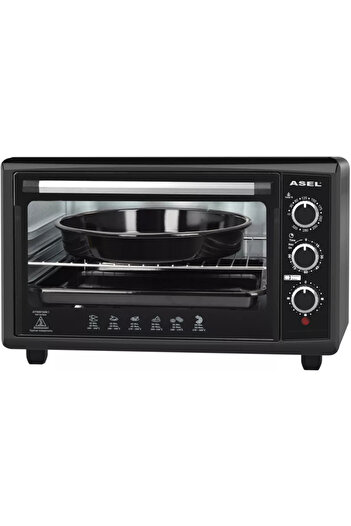 Asel Electric Oven 40 L 1300 W - Black
