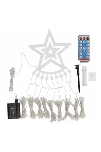 OEM Christmas Tree-Shaped Light with Star, Solar & USB, 198 LEDs, Remote, 8 Modes, Multicolor