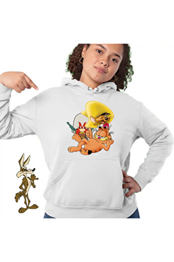 OEM Women's Hoodie Speedy Gonzales Garfield Yosemite Sam Cartoons