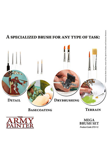 The Army Painter - Mega Brush Set (box)
