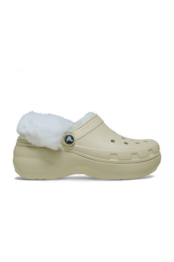 Crocs Γυναικείες παντόφλες Classic Platform Fuzz Lined Clog 212854