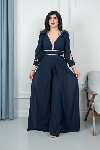 Lara Long evening dress printed in purple and pink colors from