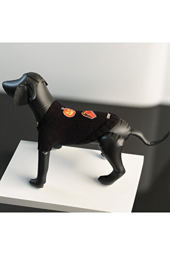 Lady Fify Black Halloween Sweater for Cat and Dog