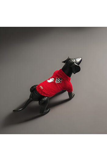 Lady Fify Red Halloween Sweater for Cat and Dog