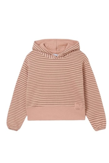 MAYORAL girls' knitted hooded sweatshirt