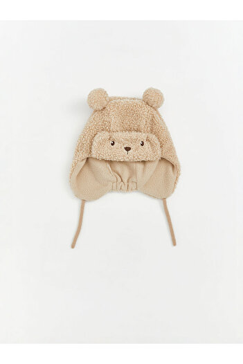 LC Waikiki Winter Collection Bear Patterned Baby Boy Snow Hat Hat City