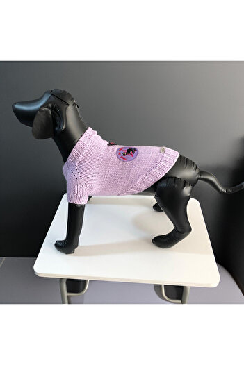 Lady Fify Purple Halloween Sweater for Cat and Dog