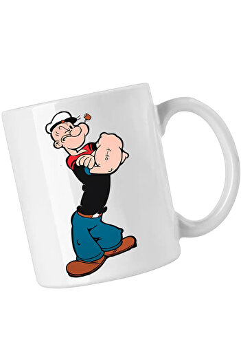 OEM Mug Popeye The Sailor Looney Cartoon Fisherman
