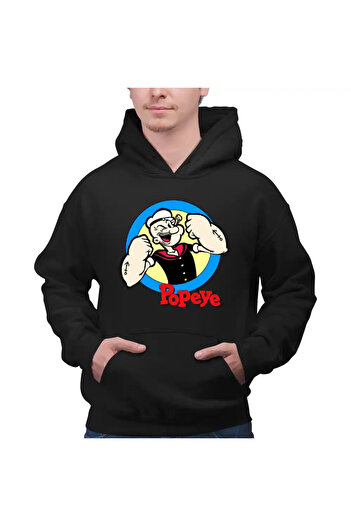 OEM Men's Sweatshirt Sailor Popeye Cartoon Helmsman