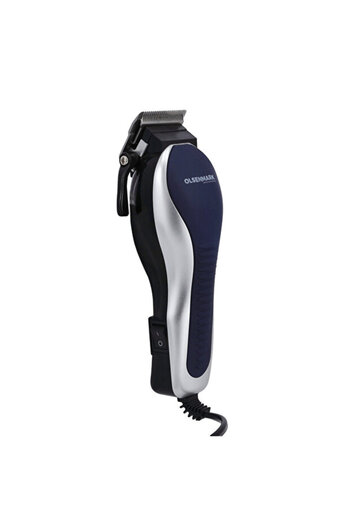 Olsenmark Professional Hair Clipper - High Battery, 4 Combs, Steel Blade, Includes Scissors and Accessories