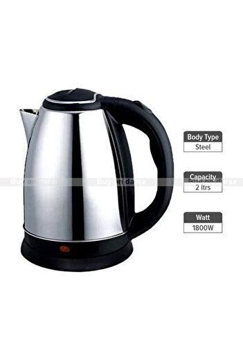 Generic 2 L Electric Jug Stainless Kettle - Flash