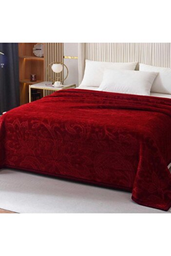 ALBAGSHI High Crest Solid Blanket - Double (160x220 cm)