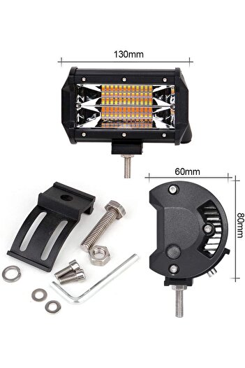 HA 2 x LED Bar 24 LEDs x 2 colors 72W