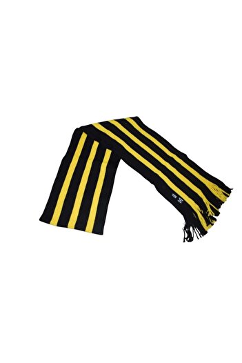 Generic Shawl Neckwear Robe Warm For Winter Season With Yellow Black Stripes Colors Of Ittihad Club