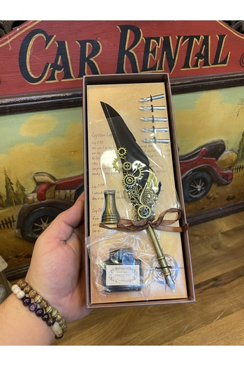 ANTİKA AYAL Quill pen set