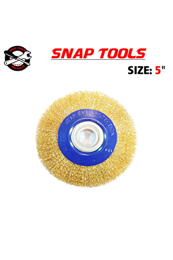 SNAP TOOLS فرشاة قرص نحاس دائري ''5