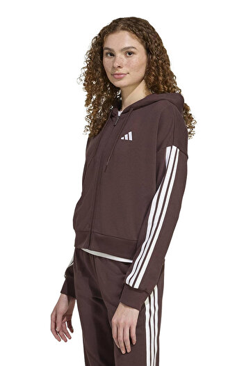 adidas Women's Casual Coat W 3S ft Fz Hd Jy3137
