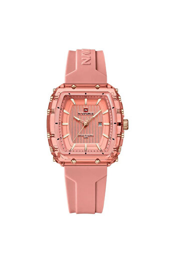 Naviforce 7124 Rose Women's Watch - Analog Display, Fashion, Casual, Date, 5ATM Water Resistant