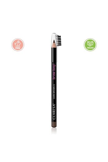 Claresa Brow Boy! Eyebrow Pencil No. 12 Dark Brown