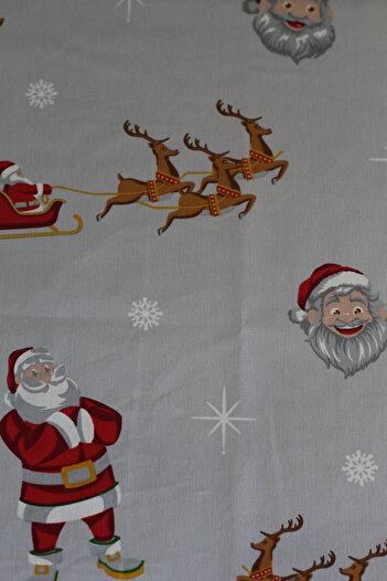 Soft Kare New Year Themed Linen Textured Liquid-Proof Tablecloth – Stylish and Durable