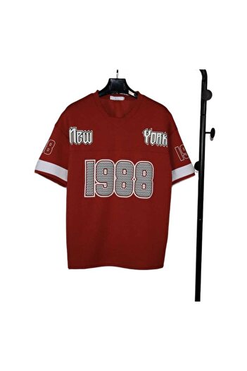 Red Planet Oversized youth T-shirt with distinctive cuts
