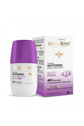 Beesline Natural Deodorant for Skin Brightening - Pearl Glow, 48h, Suitable for Sensitive Skin, 50ml