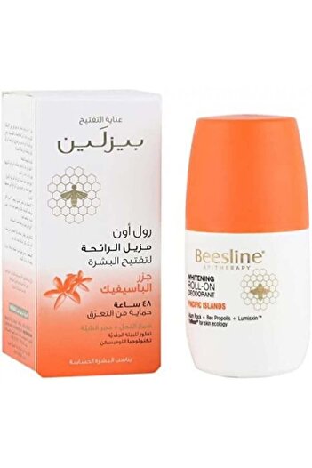 Beesline Natural Deodorant for Skin Lightening Pacific Islands, 48h Protection, 50ml, for Sensitive