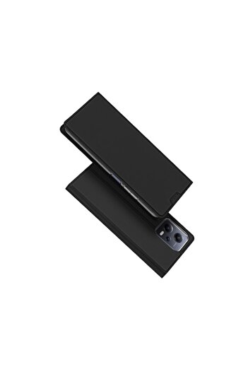 Bibilel DuxDucis Skin Pro Flip Case for Xiaomi Redmi Note 12 5G / Poco X5 - Black