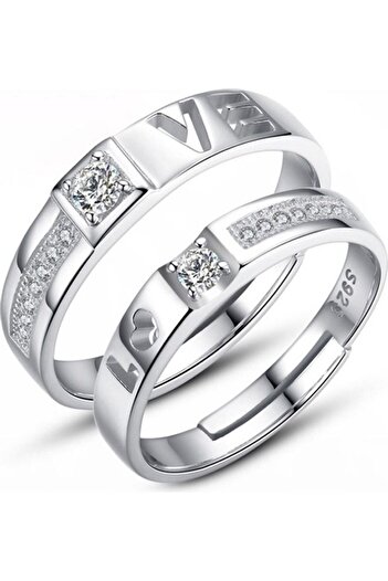 Jolly Studded Twist Couple Rings