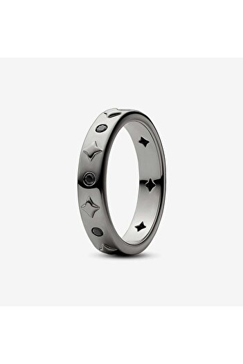 DORA Obsidian gemstone ring
