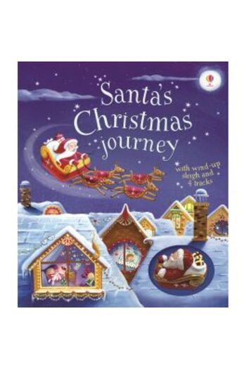 Usborne Publishing Santa's Christmas Journey with Wind-Up Sleigh