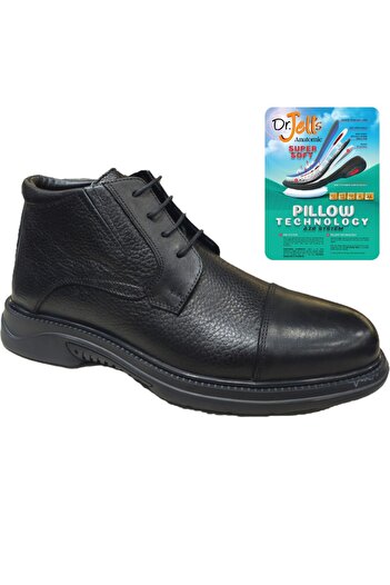 KOMCERO Ανδρικές μπότες Dr.Jells Lace-up PILLOW TECH Floter Leather K2454-2087