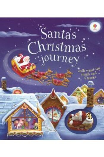 Usborne Publishing Santa's Christmas Journey with Wind-Up Sleigh