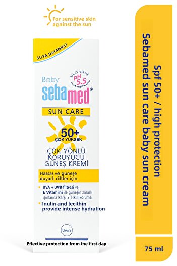 Sebamed Sebamed Sun Care Baby Sun Cream 50 Spf 75ml