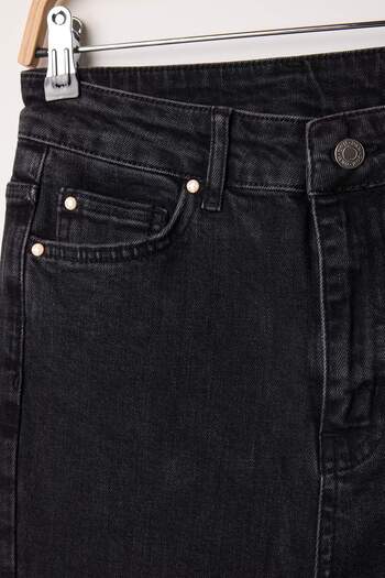 Trendyol Collection Anthracite Regular Waist Flare Jeans Twoaw25Je00096