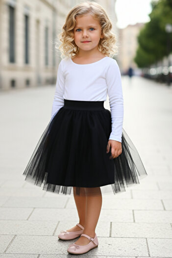 Parla Kids Κοριτσίστικη φούστα Tutu από τούλι για την 23η Απριλίου, 29 Οκτωβρίου, 10 Νοεμβρίου, Κοστούμι εμφάνισης