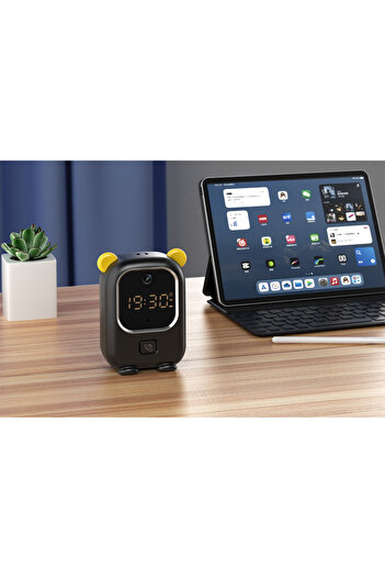 OEM Cameră de supraveghere inteligentă 3MP WiFi Tuya – ceas și alarmă LED,vedere nocturnă,apeluri vocale