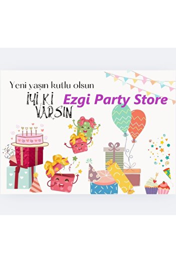 Ezgi Party Store 10 Pieces Turquoise Balloon Set