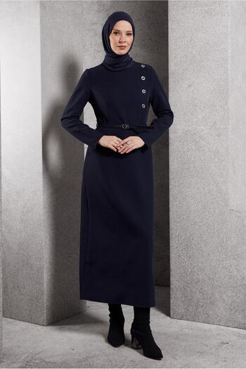 Alvina 45189 Model Hijab Dress - Belted