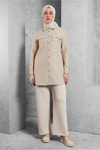 Alvina Shirt Collar Tunic 45296