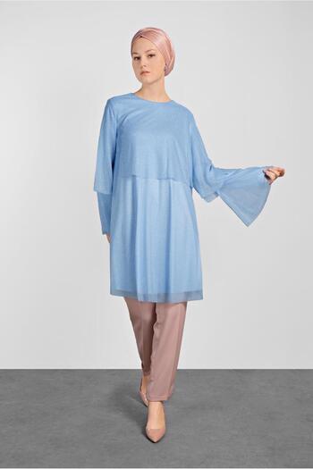 Alvina Wide Cut Glitter Tunic 4316