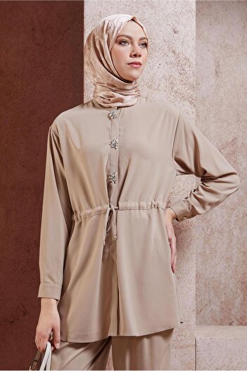 Alvina 44754 Model Set - Stone Detailed Trousers