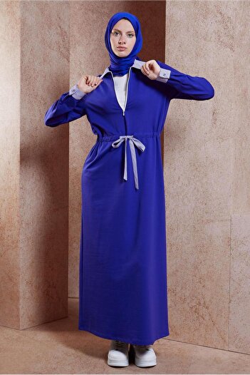 Alvina Tracksuit Dress 44753 - Lace-Up Design