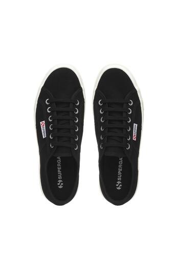 Superga 2740 Platform Unisex Siyah-Bej Sneaker