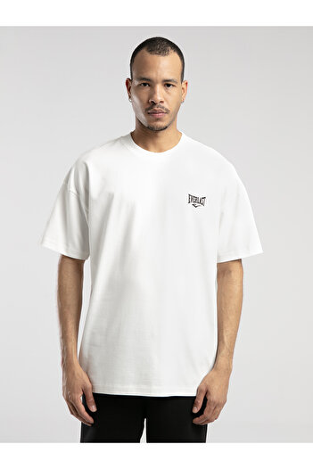 EVERLAST Ανδρικό μπλουζάκι Ever Essentials Oversize Λευκό