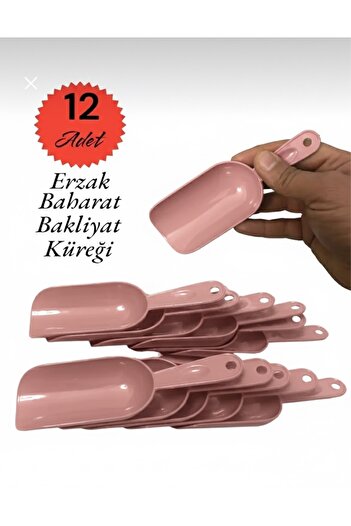 Dem Home 12 Pieces Measuring Scoop for Food, Spice, Legumes, Flour, Sugar, Detergent Measuring Scoop Legume Scoop Lilac