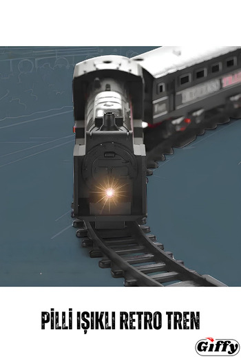 welcomein Oyuncak 23 Parça Işıklı Klasik Tren Seti 96Cm 3 Farklı Ray Modeli Pilli Retro Tren