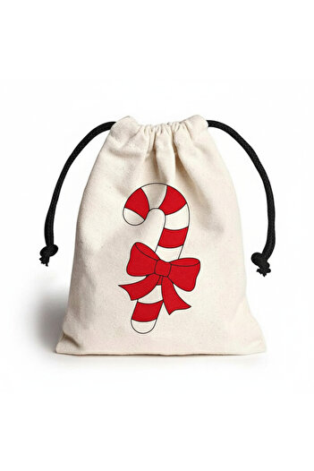 elma New Year Printed Linen Money Pouch