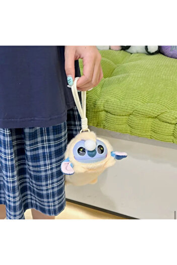 synshop Stitch Stitch Kuala Labubu Plush Hanging Pen Holder Pencil Case Toy Bag Wallet Makeup Bag