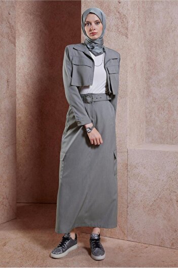 Alvina 44460 model Suit with Belt and Skirt
